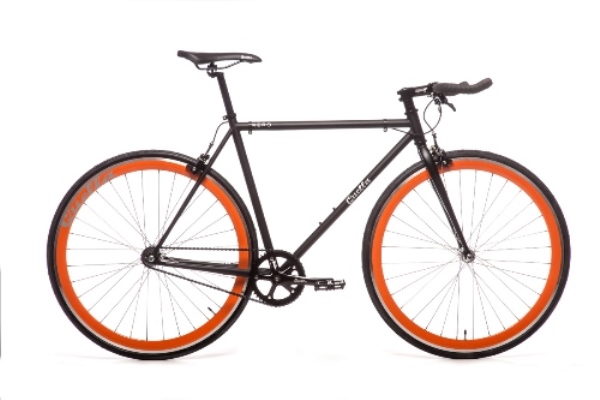 Nero Courier - Orange wheels
